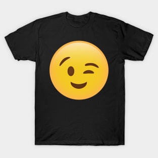 Winky Face Emoji T-Shirt